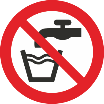 Kein Trinkwasser (Verbotszeichen P005)