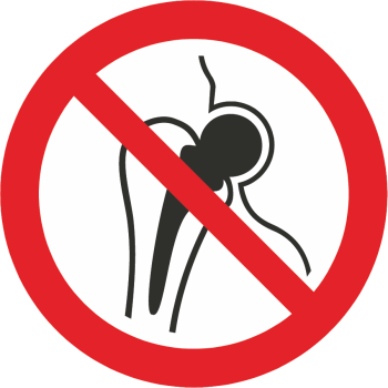 Kein Zutritt für Personen mit Implantaten aus Metall (Verbotszeichen P014)