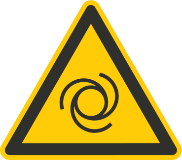 Warnung vor automatischem Anlauf (Warnzeichen W018)