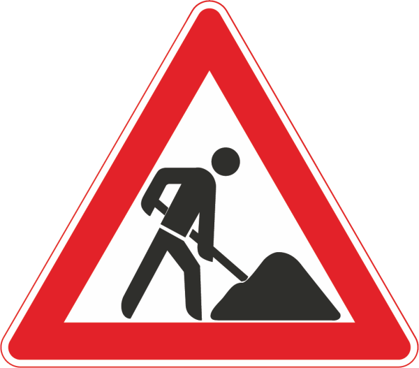 Verkehrszeichen Nr. 123: Arbeitsstelle / Baustelle