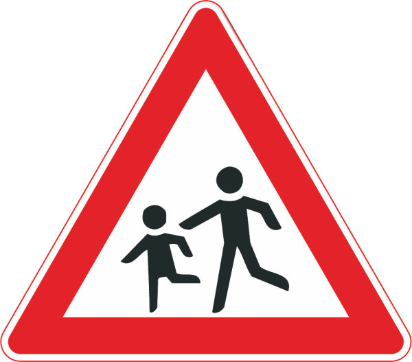 Verkehrszeichen Nr. 136: Kinder