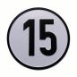 Preview: Geschwindigkeitsschild Alu 15 km/h