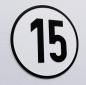 Preview: Geschwindigkeitsschild Alu 15 km/h Ansicht 2