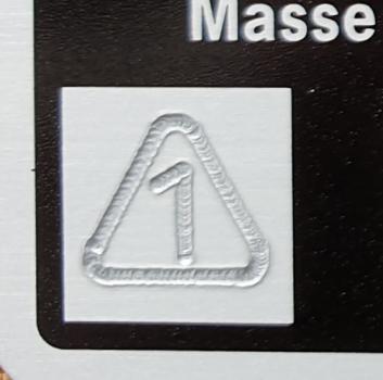 Gütezeichen "Güteklasse 1"