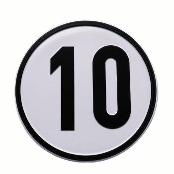 Geschwindigkeitsschild Alu 10 km/h