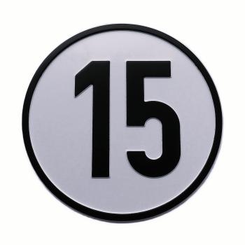 Geschwindigkeitsschild Alu 15 km/h