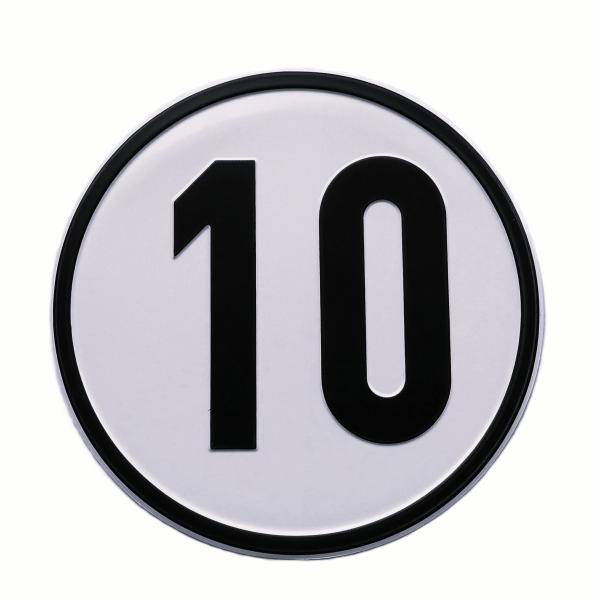 Geschwindigkeitsschild Alu 10 km/h