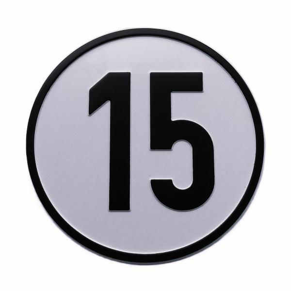 Geschwindigkeitsschild Alu 15 km/h